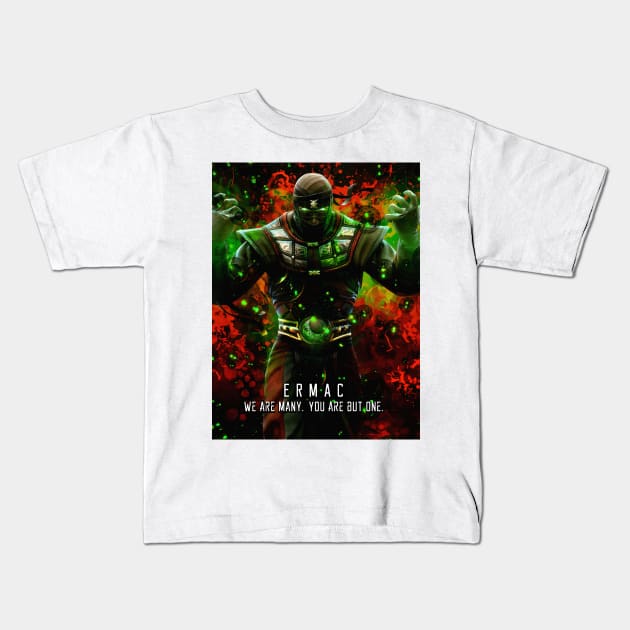 MK Ermac Kids T-Shirt by syanart